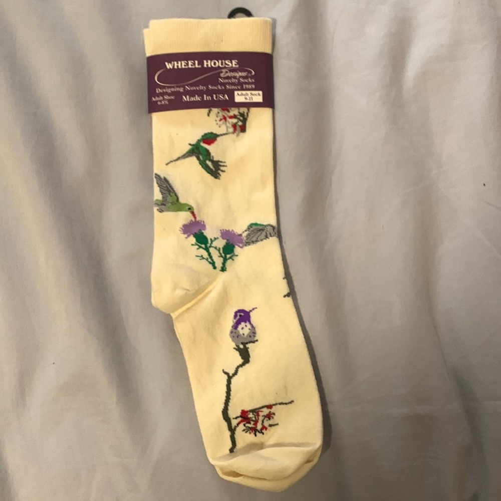 Hummingbird Novelty Socks (NWT)